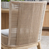 Modern European furniture - Beige Rope Dining Chairs (2) - www.oroa.com