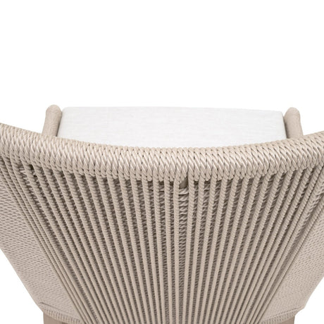 Modern European furniture - Beige Rope Outdoor Dining Chairs (2) - www.oroa.com
