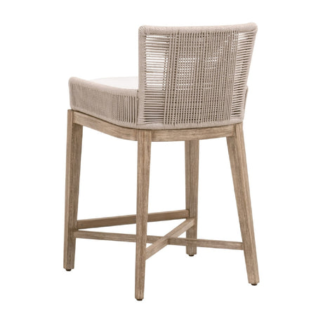 Modern European furniture - Beige Twist Rope Counter Stool - www.oroa.com