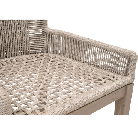 Modern European furniture - Beige Rope Outdoor Counter Stool - www.oroa.com