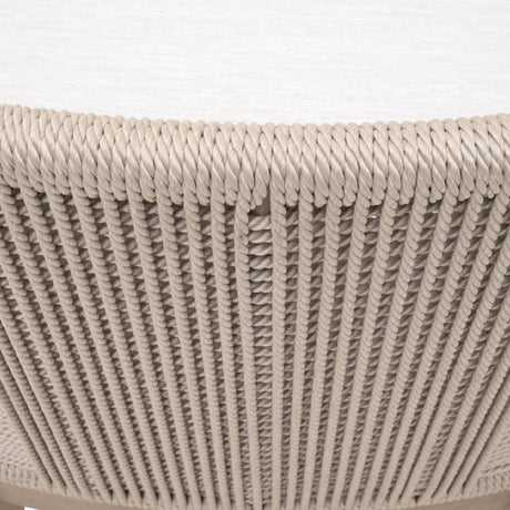 Modern European furniture - Beige Rope Outdoor Counter Stool - www.oroa.com