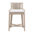 Modern European furniture - Beige Rope Outdoor Counter Stool - www.oroa.com