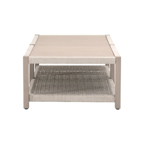 Slatted Teak Outdoor Coffee Table | Living Essentials Wrap