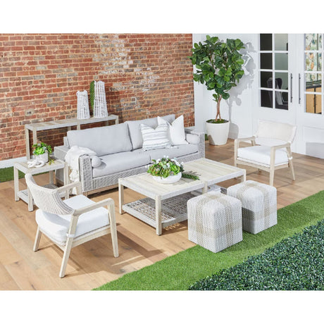 Slatted Teak Outdoor Coffee Table | Living Essentials Wrap