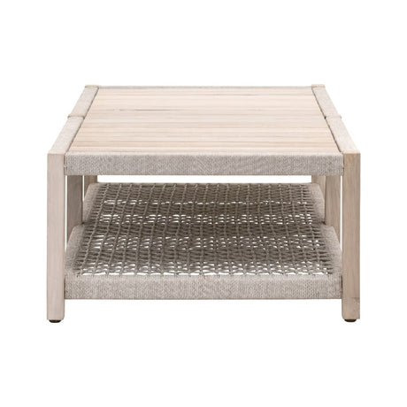 Slatted Teak Outdoor Coffee Table | Living Essentials Wrap