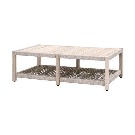 Slatted Teak Outdoor Coffee Table | Living Essentials Wrap