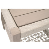 Modern European furniture - Teak Outdoor End Table - www.oroa.com