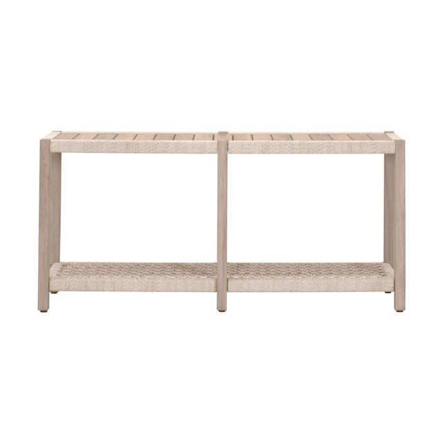 Modern European furniture - Teak Outdoor Console Table - www.oroa.com
