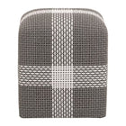 Modern European furniture - Woven Flat Rope Indoor/Outdoor Ottoman - www.oroa.com