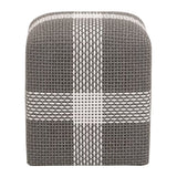 Modern European furniture - Woven Flat Rope Indoor/Outdoor Ottoman - www.oroa.com
