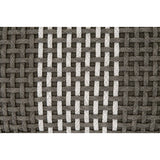 Modern European furniture - Woven Flat Rope Indoor/Outdoor Ottoman - www.oroa.com