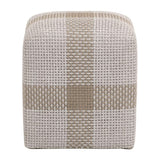 Modern European furniture - Woven Flat Rope Indoor/Outdoor Ottoman - www.oroa.com