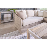 Modern European furniture - Woven Flat Rope Indoor/Outdoor Ottoman - www.oroa.com