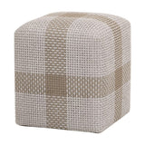 Modern European furniture - Woven Flat Rope Indoor/Outdoor Ottoman - www.oroa.com