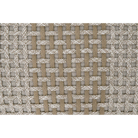 Modern European furniture - Woven Flat Rope Indoor/Outdoor Ottoman - www.oroa.com