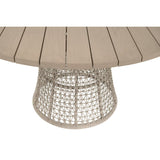 Modern European furniture - Beige Rope Outdoor Dining Table - www.oroa.com