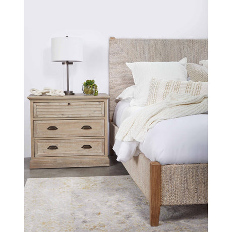 Whitewashed Abaca Rope Bed | Living Essentials Malay