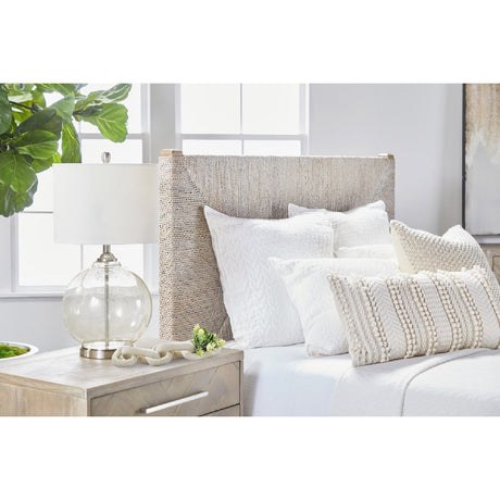 Whitewashed Abaca Rope Bed | Living Essentials Malay