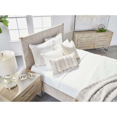 Whitewashed Abaca Rope Bed | Living Essentials Malay