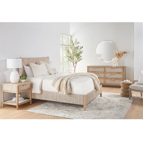 Whitewashed Abaca Rope Bed | Living Essentials Malay