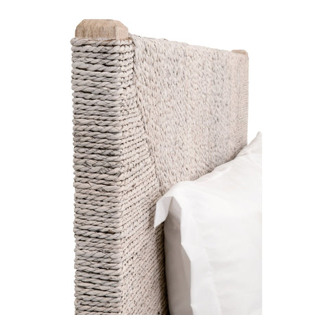 Whitewashed Abaca Rope Bed | Living Essentials Malay