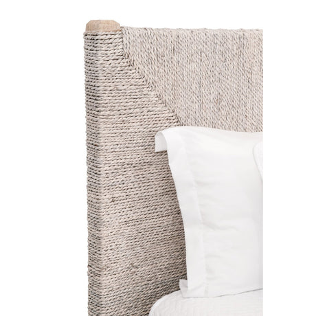 Whitewashed Abaca Rope Bed | Living Essentials Malay
