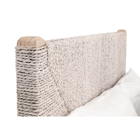 Whitewashed Abaca Rope Bed | Living Essentials Malay