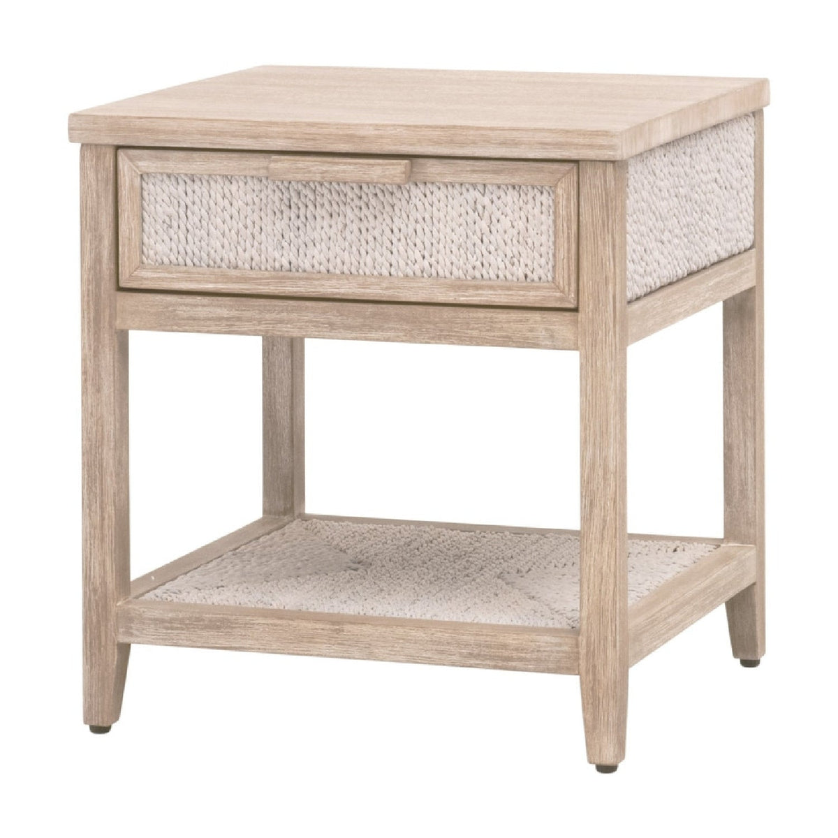 Modern European furniture - Gray Mahogany 1-Drawer Nightstand - www.oroa.com