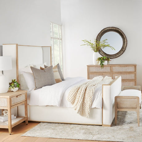 Modern European furniture - Gray Mahogany 6-Drawer Double Dresser - www.oroa.com