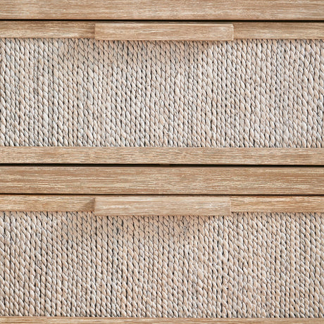 Modern European furniture - Gray Mahogany 6-Drawer Double Dresser - www.oroa.com