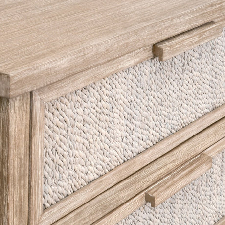 Modern European furniture - Gray Mahogany 6-Drawer Double Dresser - www.oroa.com