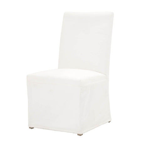 Modern European furniture - White Dining Chair Slipcovers (2) - www.oroa.com