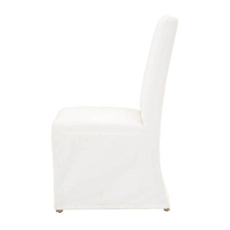 Modern European furniture - White Dining Chair Slipcovers (2) - www.oroa.com