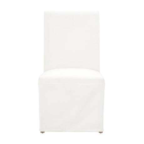 Modern European furniture - White Dining Chair Slipcovers (2) - www.oroa.com
