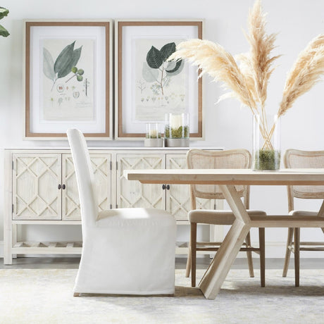 Modern European furniture - White Dining Chair Slipcovers (2) - www.oroa.com