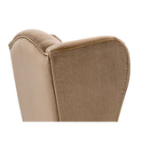 Modern European furniture - Brown Velvet High-Back Accent Chair - www.oroa.com