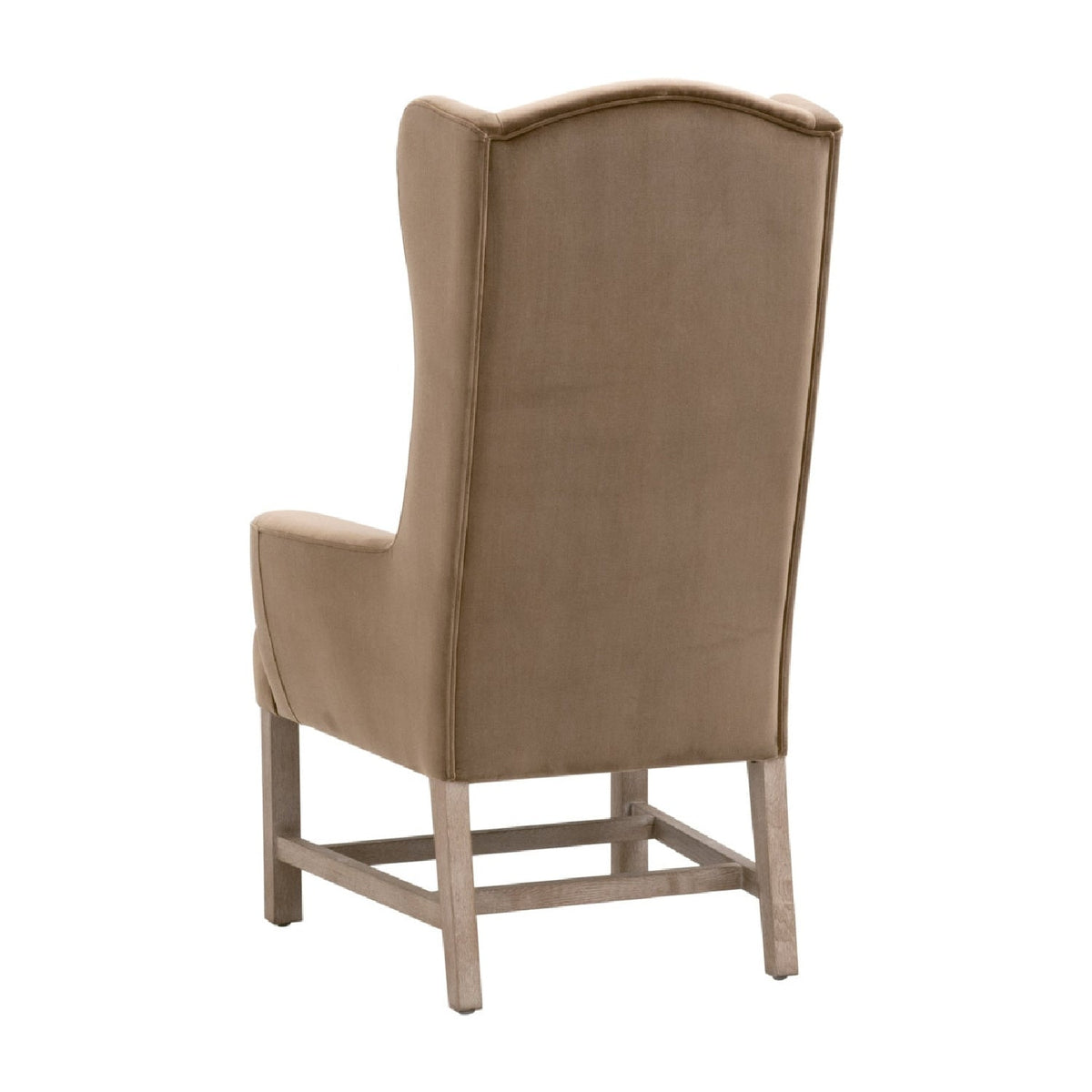 Modern European furniture - Brown Velvet High-Back Accent Chair - www.oroa.com