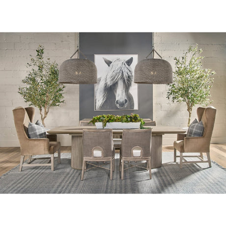 Modern European furniture - Brown Velvet High-Back Accent Chair - www.oroa.com