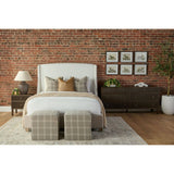 Beige Fabric Bed | Living Essentials Sloan