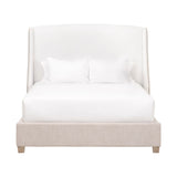 Beige Fabric Bed | Living Essentials Sloan