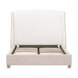 Beige Fabric Bed | Living Essentials Sloan