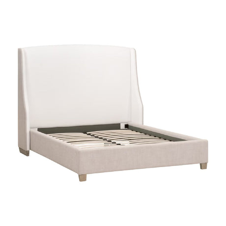 Beige Fabric Bed | Living Essentials Sloan