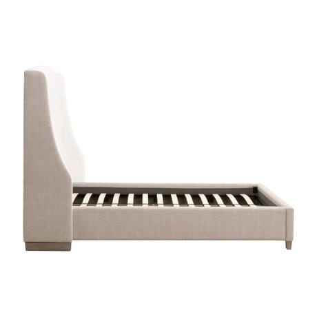 Beige Fabric Bed | Living Essentials Sloan