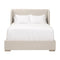 Modern European furniture - Winged Headboard Kind Bed - www.oroa.com