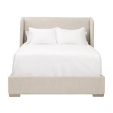 Modern European furniture - Winged Headboard Kind Bed - www.oroa.com