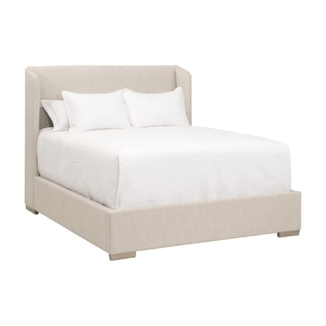 Modern European furniture - Winged Headboard Kind Bed - www.oroa.com