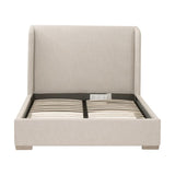 Modern European furniture - Winged Headboard Kind Bed - www.oroa.com