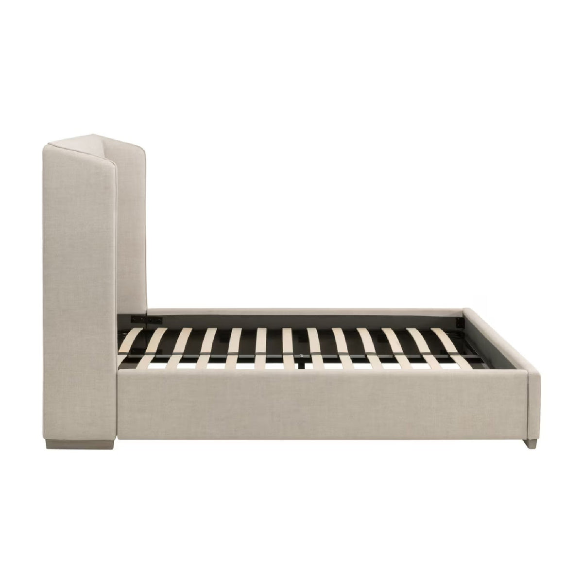 Modern European furniture - Winged Headboard Kind Bed - www.oroa.com