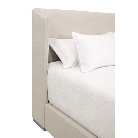 Modern European furniture - Winged Headboard Kind Bed - www.oroa.com