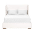 Modern European furniture - Winged Headboard Kind Bed - www.oroa.com